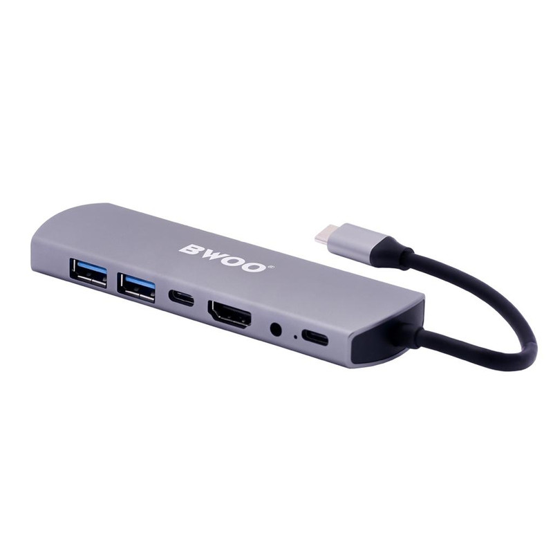 هاب 7 پورت USB-C بوو مدل TA07 - تصویر 2