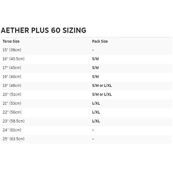 کوله کوهنوردی 60 لیتری آسپری مدل Aether Plus 60-SIZE S/M - تصویر 2